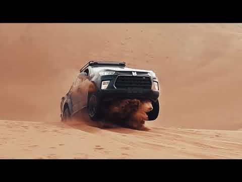 Qingling ISUZU TAGA Pickup Storms the Desert